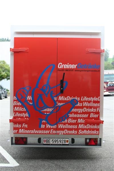 Greiner Getränke Kühlwagen 03 (BE 595 266) 
3.5 Tonnen grosser Kühlwagen
