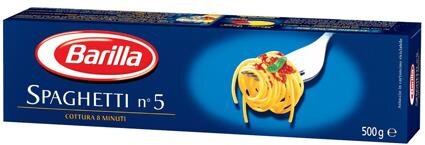 Barilla Spaghetti Nr. 5  /  24 Stk. p. Carton