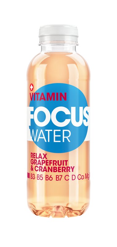 Focuswater RELAX Grapefruit & Cranberry