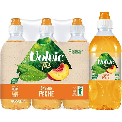 Volvic Tee Pfirsich