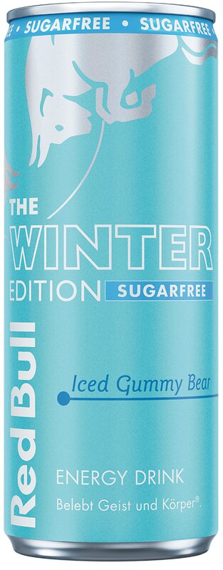 Red Bull / Winter Edition Iced Gummy Bear 
