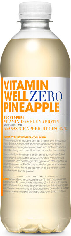 Vitamin Well Pineapple Zero 