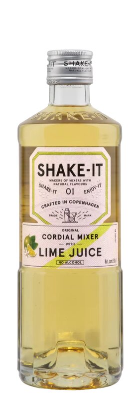 Shake-It Lime Juice Cordial Mixer alkoholfrei Fruchtsaft 