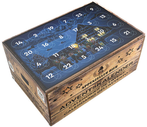 Locher Appenzeller Bier Adventsbox (Advendtskalender)
24x33cl